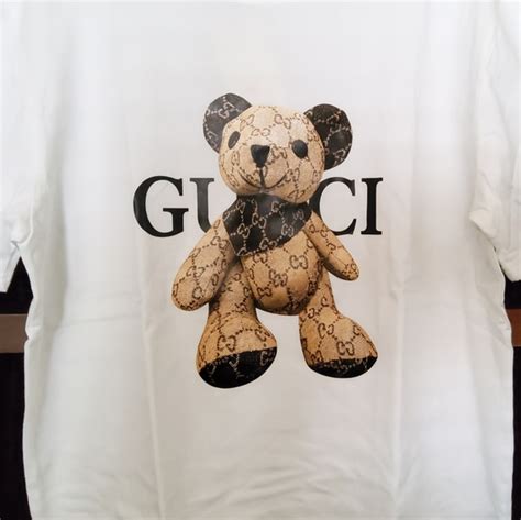 gucci teddy bear t shirt|gucci snake hoodie.